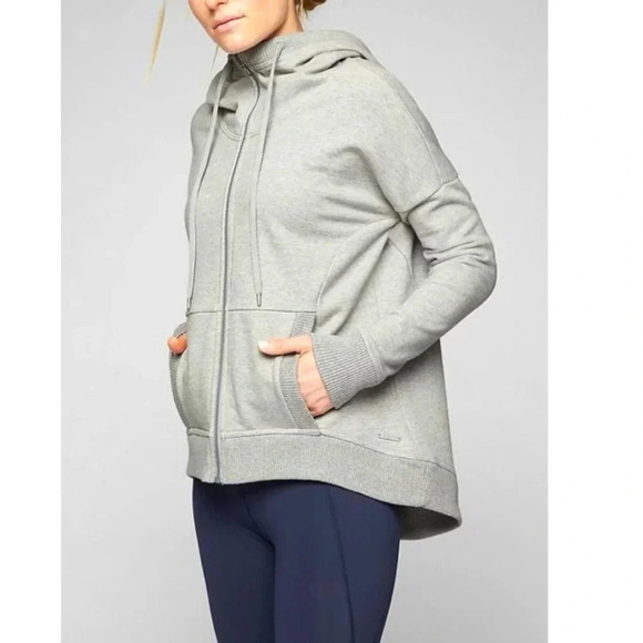 Athleta Go To Full Zip Hoodie Size Small - Picture 3 of 13